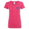 Women’s Glitter V-Neck T-Shirt Thumbnail